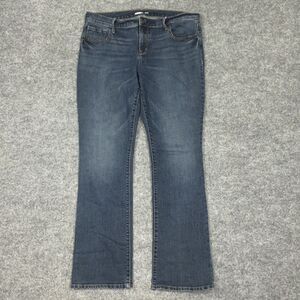 Old Navy Jeans Womens Size 14 Blue Denim Bootcut Dark Wash